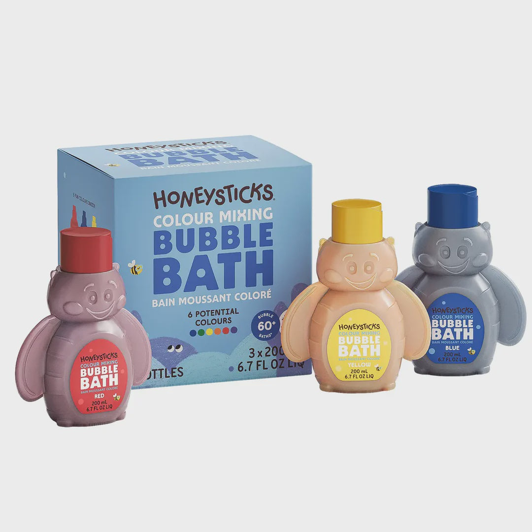 Honeysticks Bubble Bath Colour Mixing 3pk 220ml