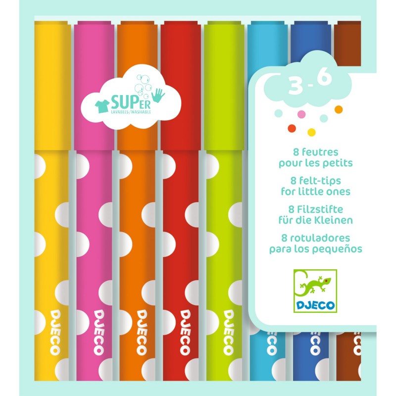 Djeco Little Ones Felt Tips - The Toy Station