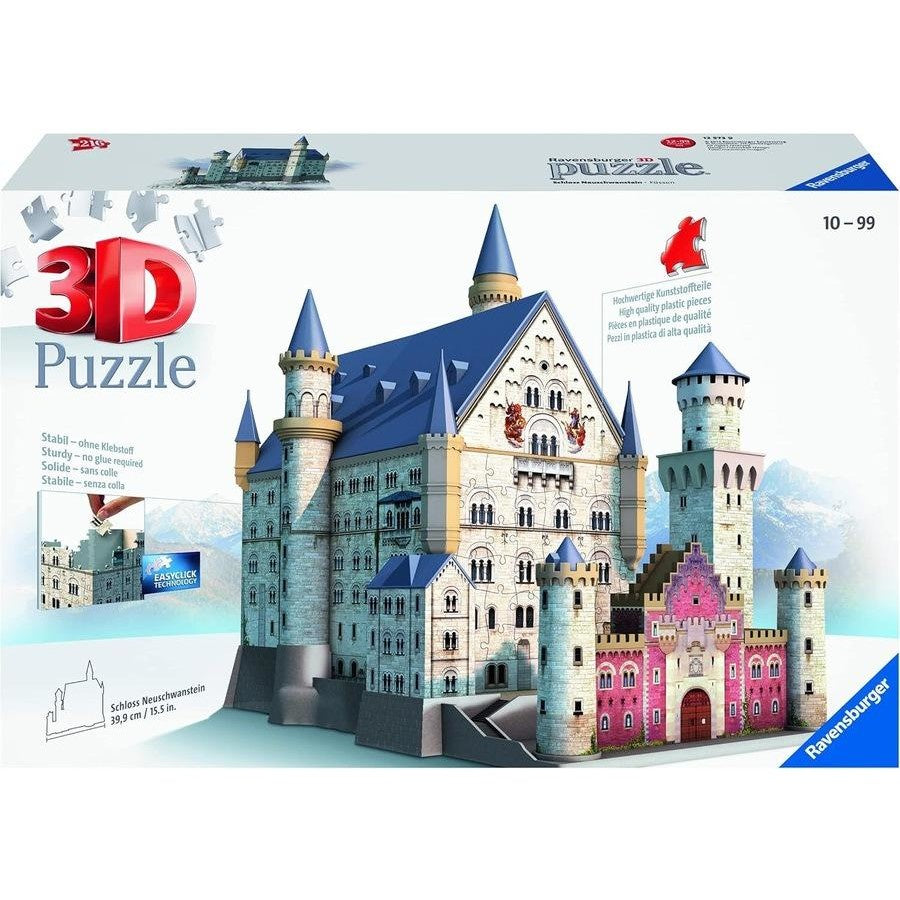 3D Puzzle Neuschwanstein Castle 216pc - The Toy Station