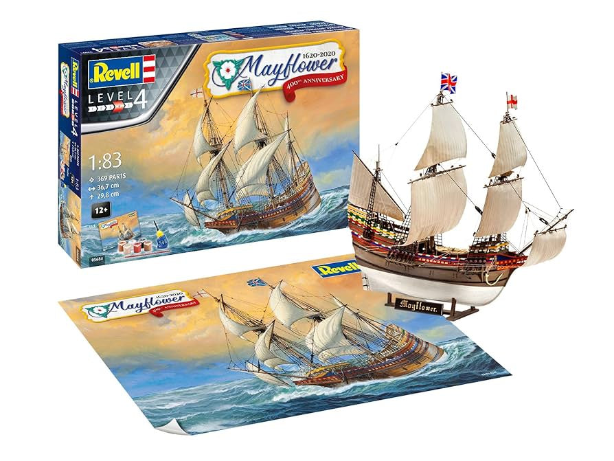 Revell Gift Set Mayflower 400th Anniversary 1:83 - The Toy Station