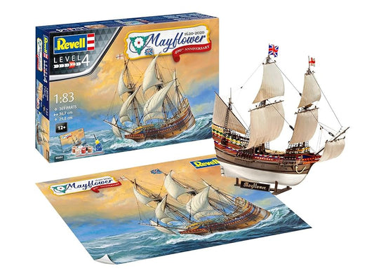 Revell Gift Set Mayflower 400th Anniversary 1:83