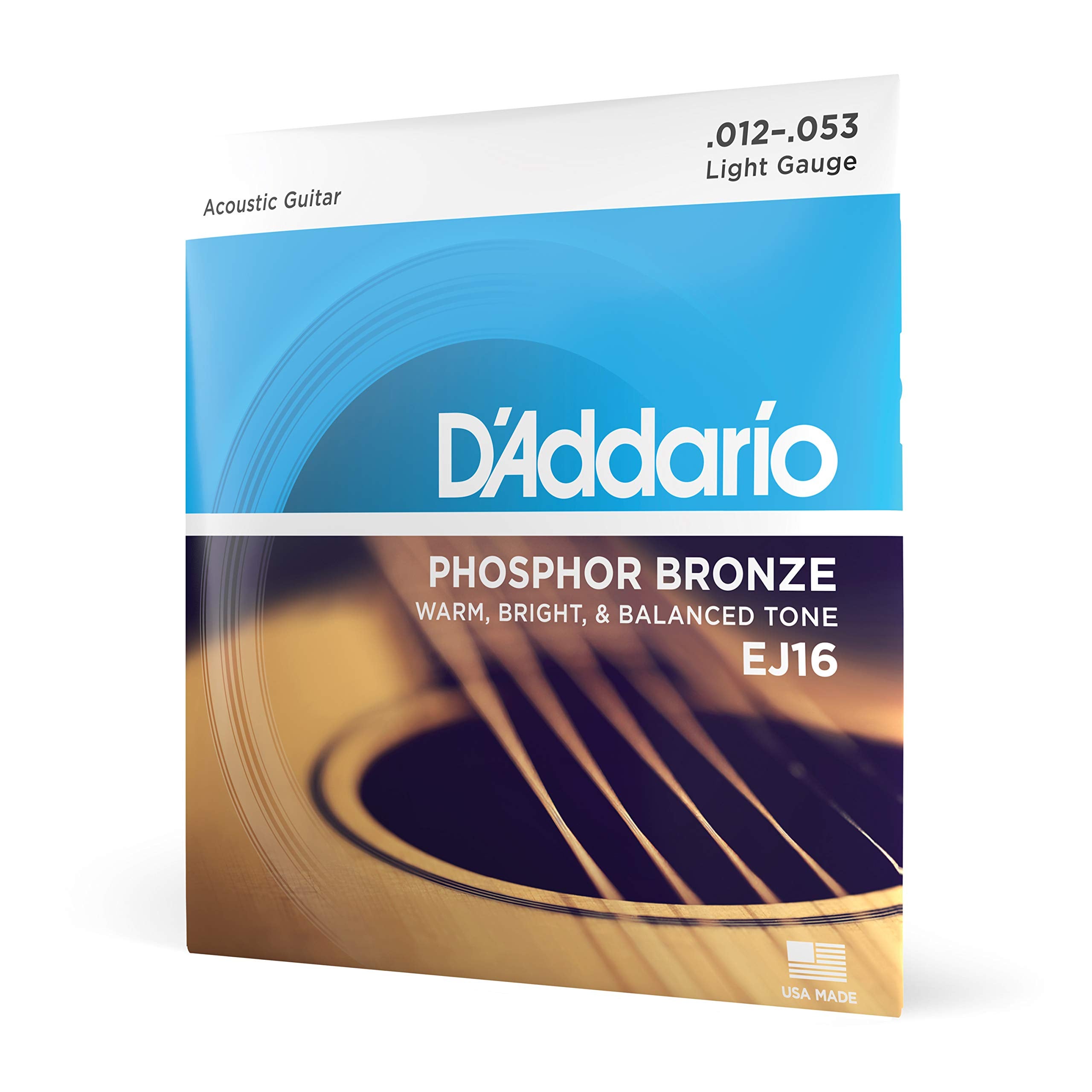 Phosphor Bronze Acoustic Guitar Strings - Light (12-53)