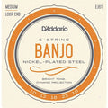 D'Addario EJ61 5 String Banjo Strings Nickel Medium 10-23 - The Toy Station