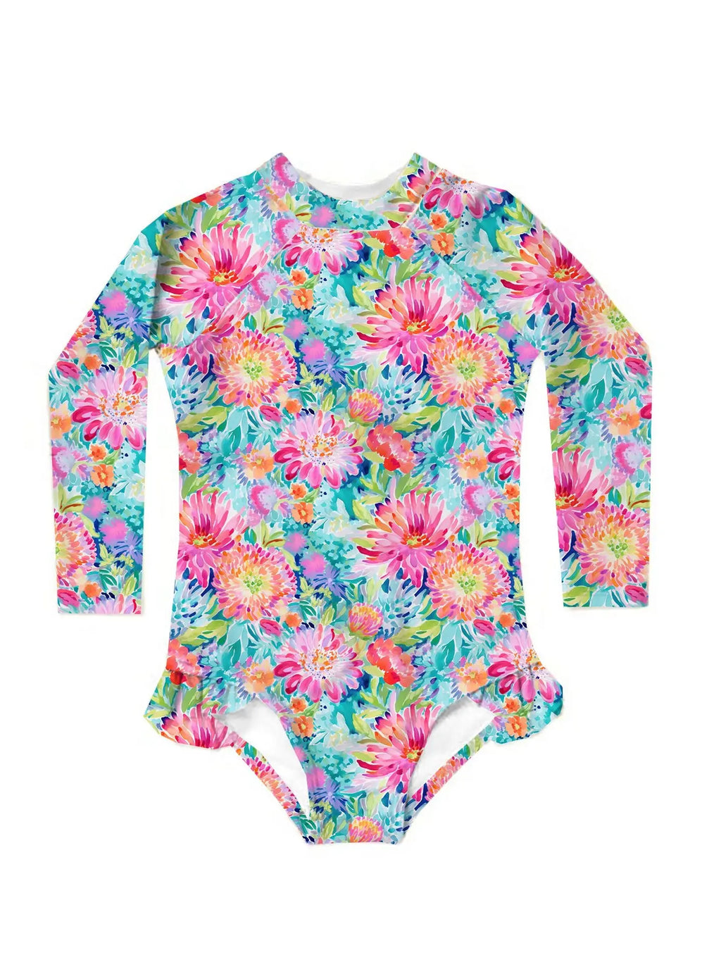 Girls Swimsuit | Garden Glow