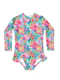 Girls Swimsuit | Garden Glow