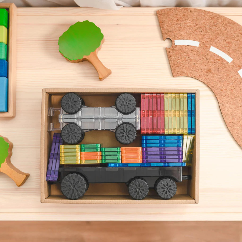 Connetix Rainbow Transport Pack 50pc - The Toy Station