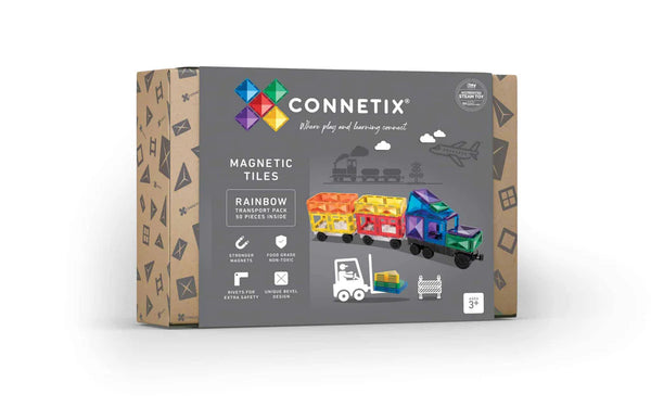 Connetix Rainbow Transport Pack 50pc