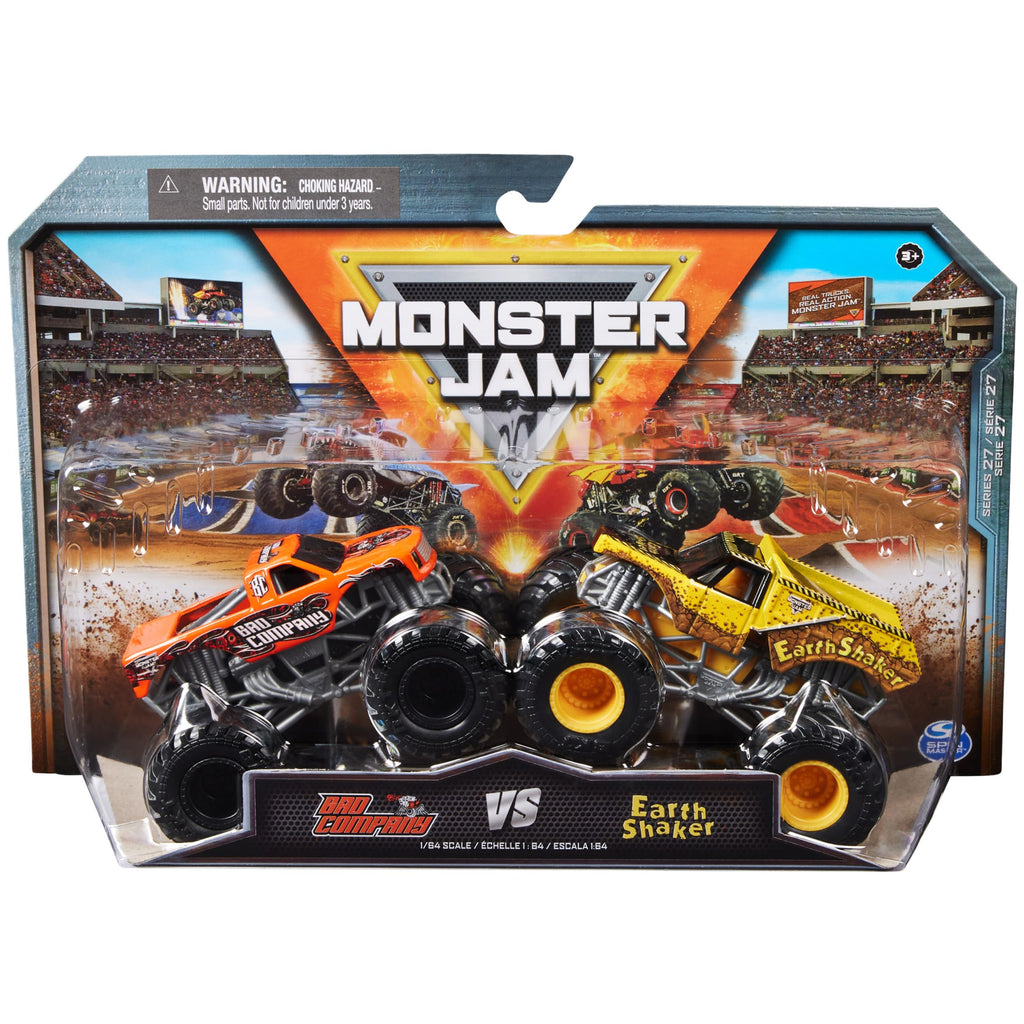 Monster Jam 1:64 Diecast Trucks 2 pk - The Toy Station
