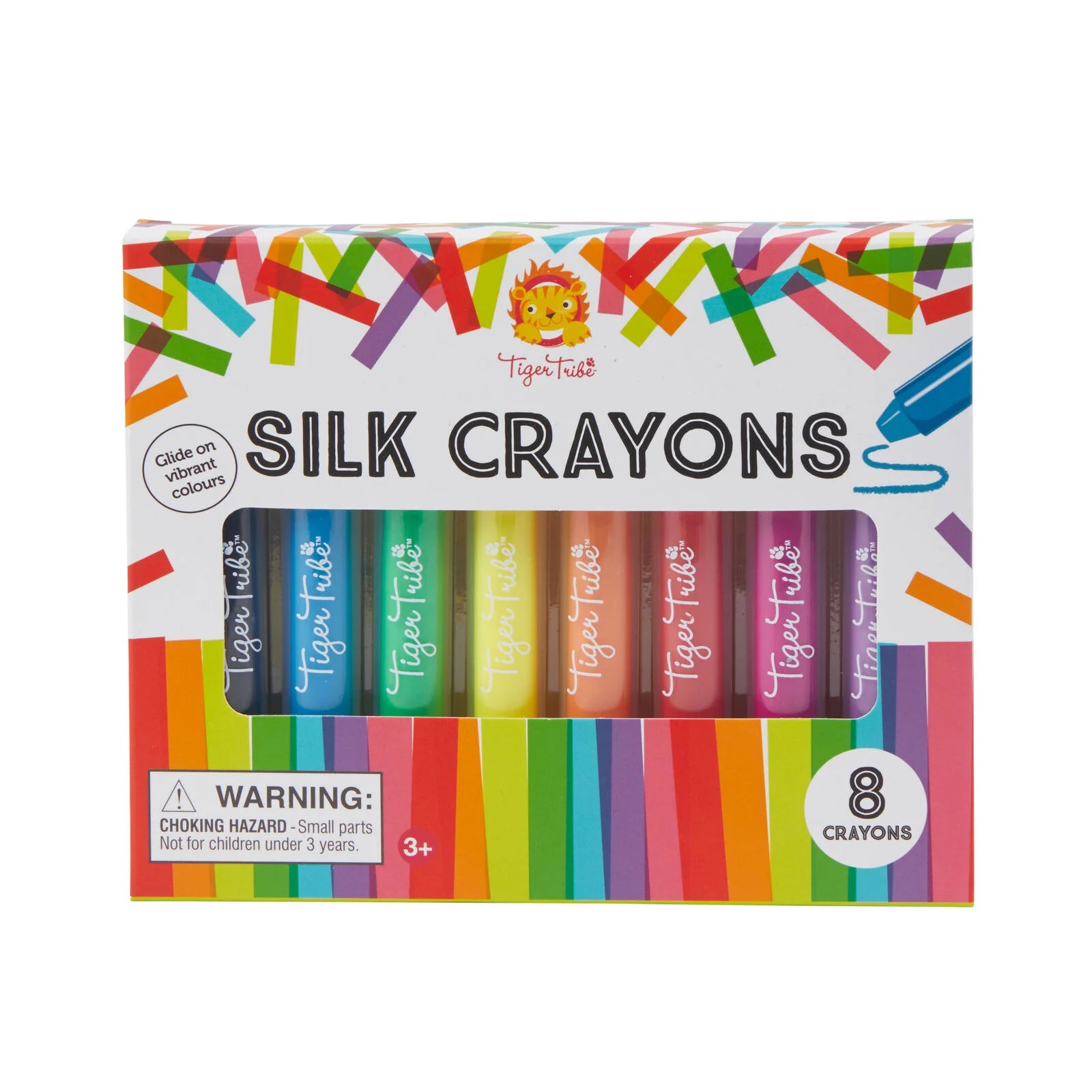 Silk 8 Crayons - The Toy Station