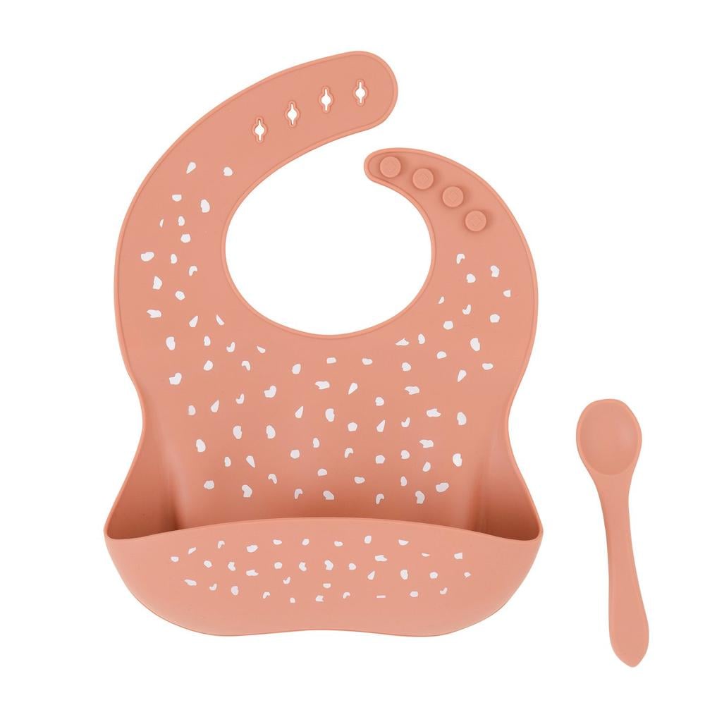 All4Ella Silicone Bib & Spoon - The Toy Station