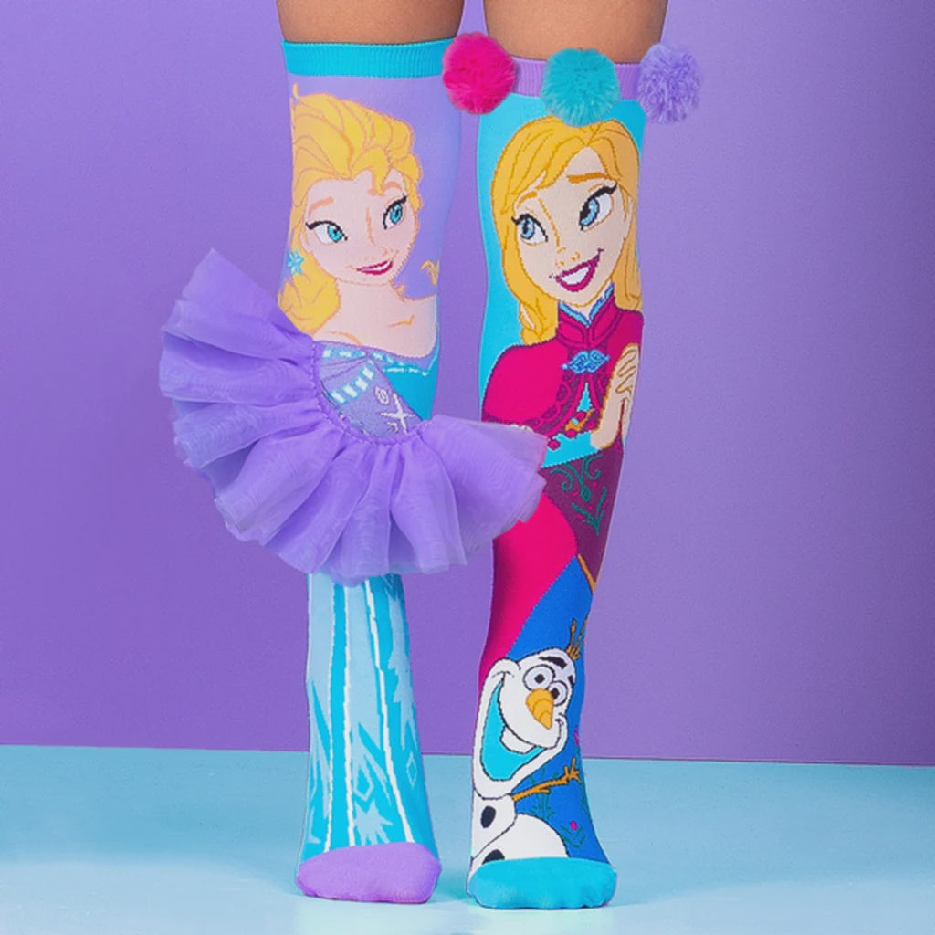 Elsa and Anna Socks Toddler Age 3-5 - The Toy Station