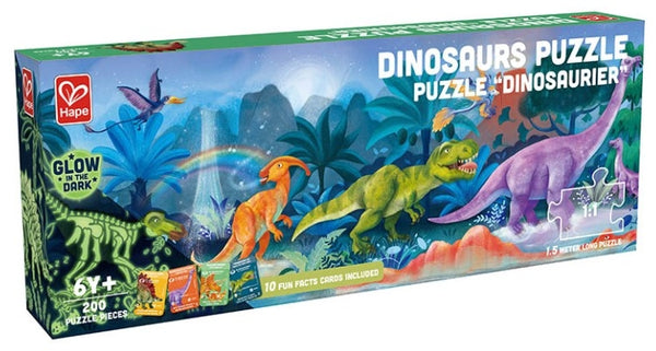 Hape Glow in The Dark Dinosaur Puzzle