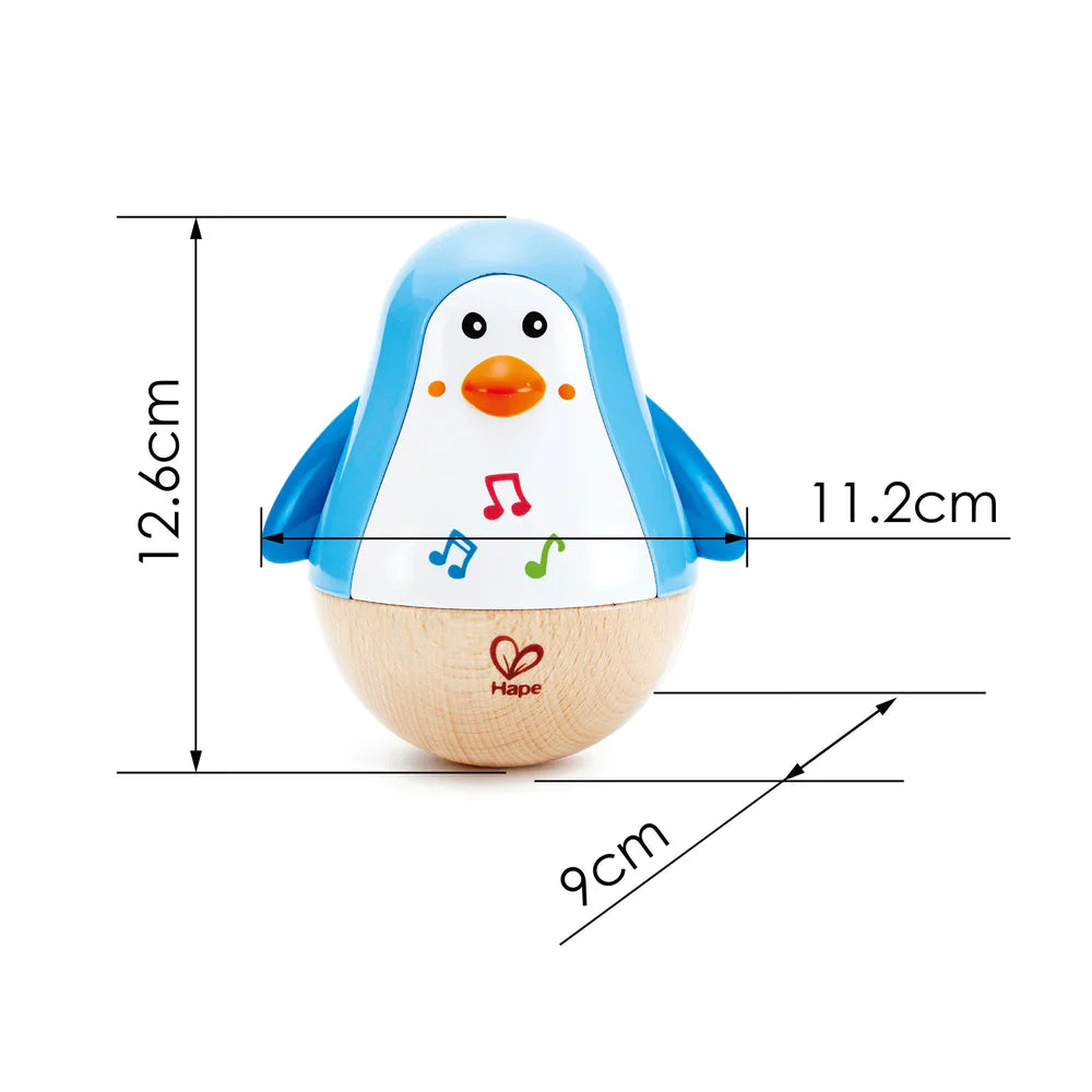 Hape Penguin Musical Wobbler - The Toy Station