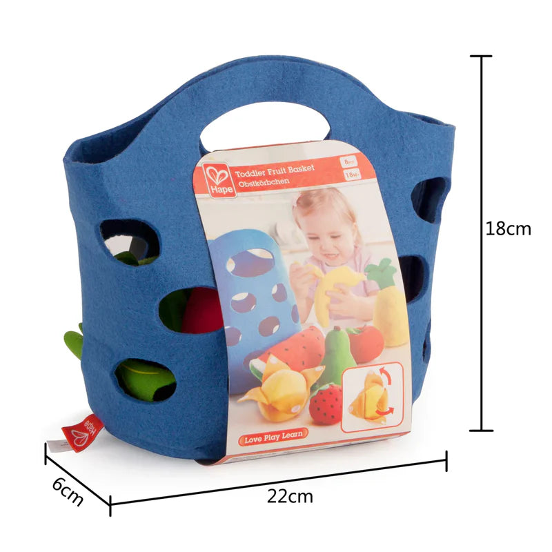 Hape Toddler Fruit Basket - The Toy Station
