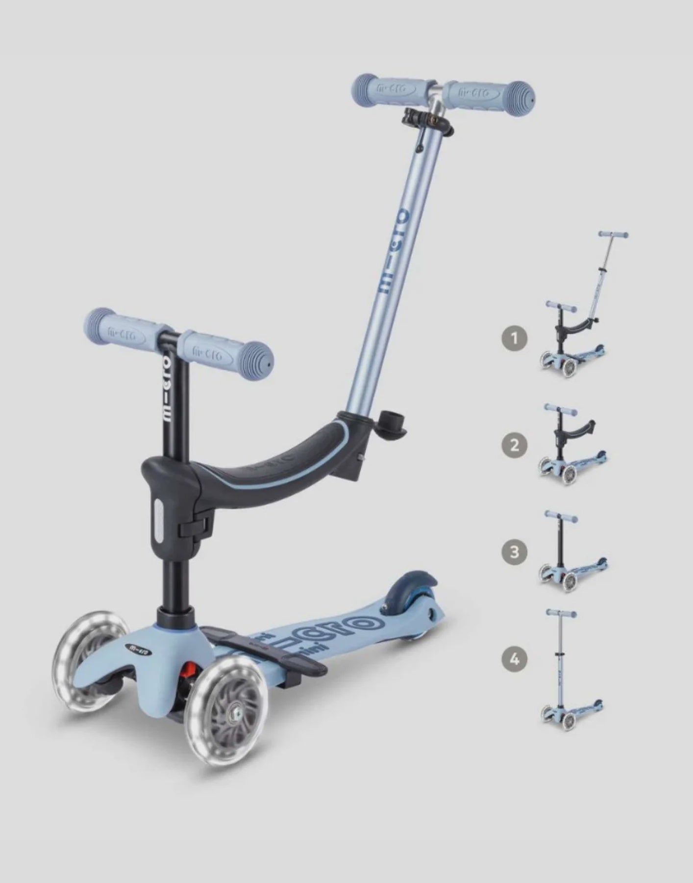 Micro Mini2Grow Deluxe LED Scooter