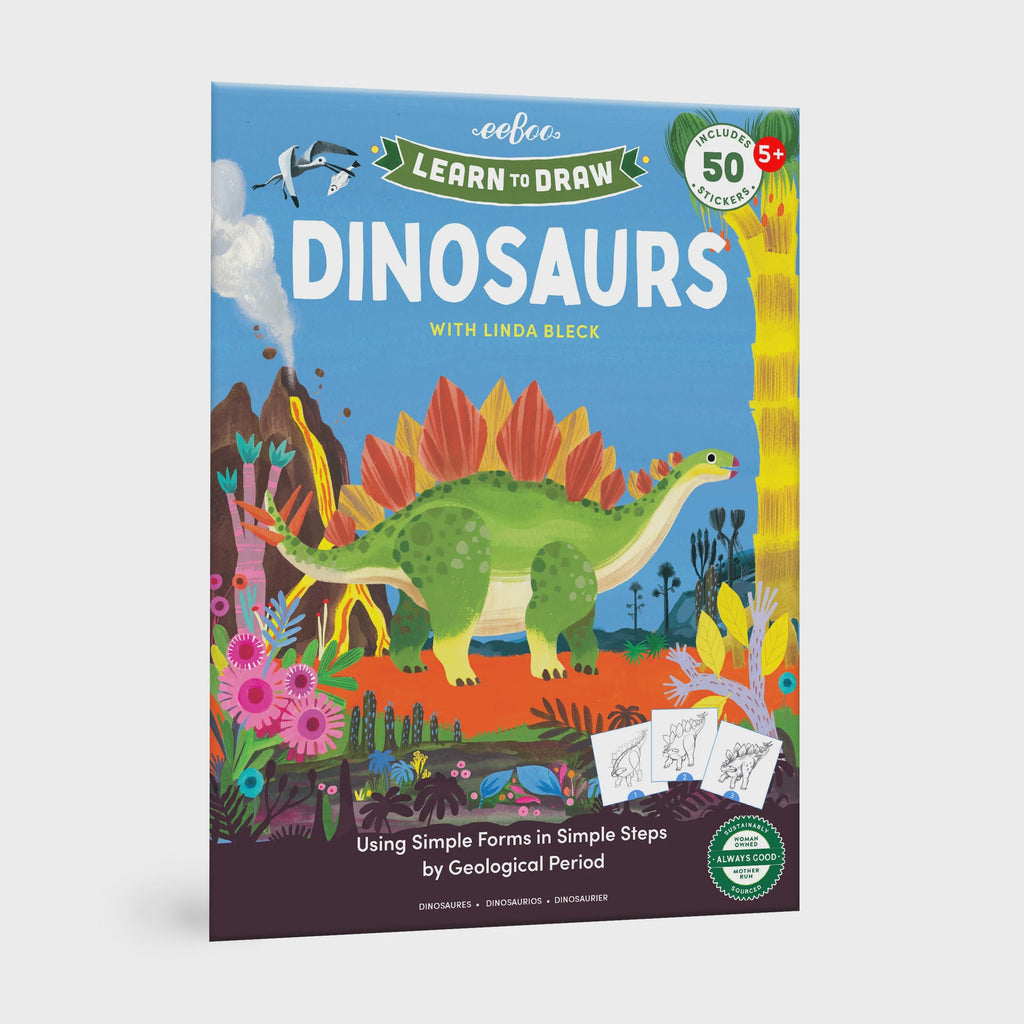 eeboo Learn To Draw Dinosaurs