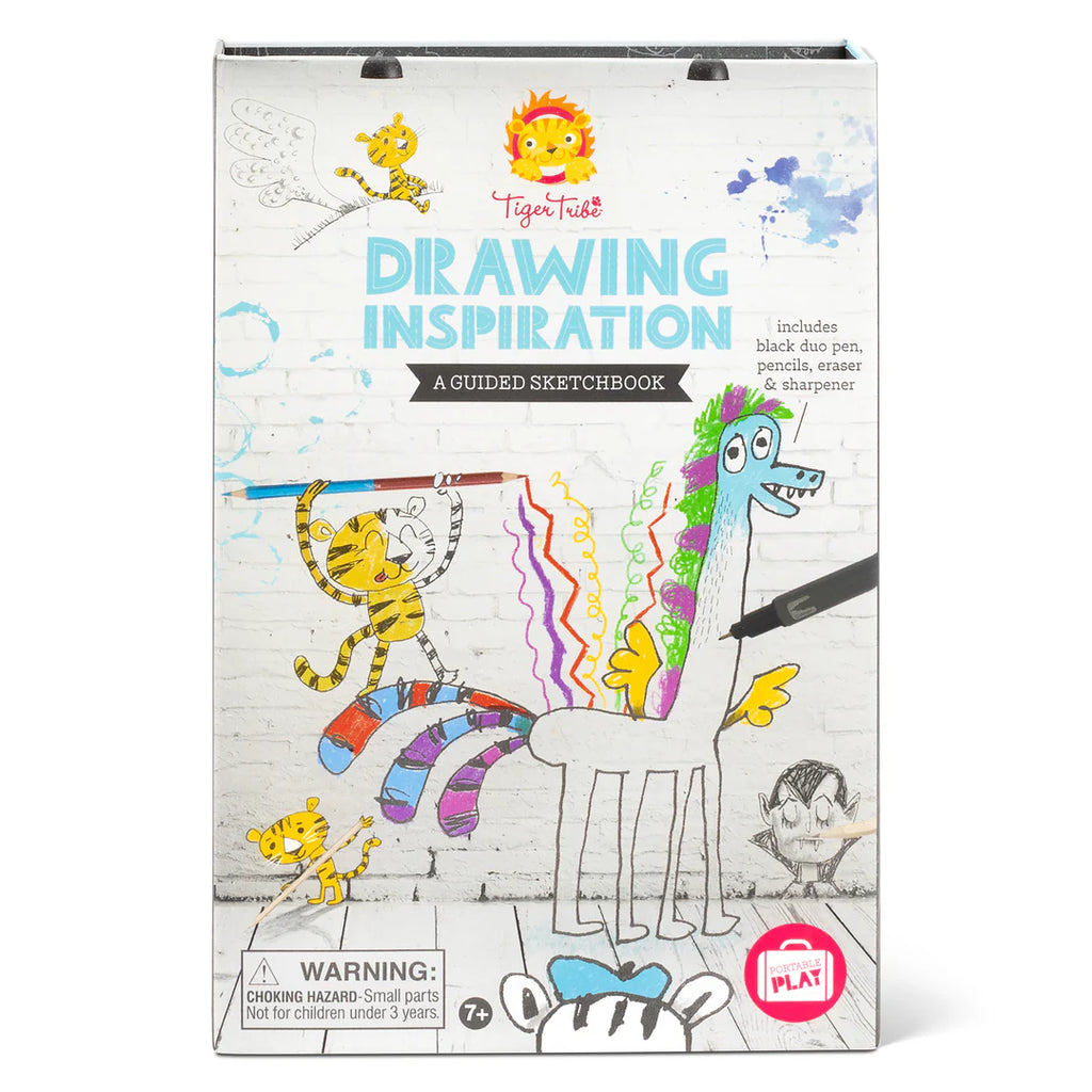 Tiger Tribe Drawing Inspiration-Guides Sketchbook - The Toy Station