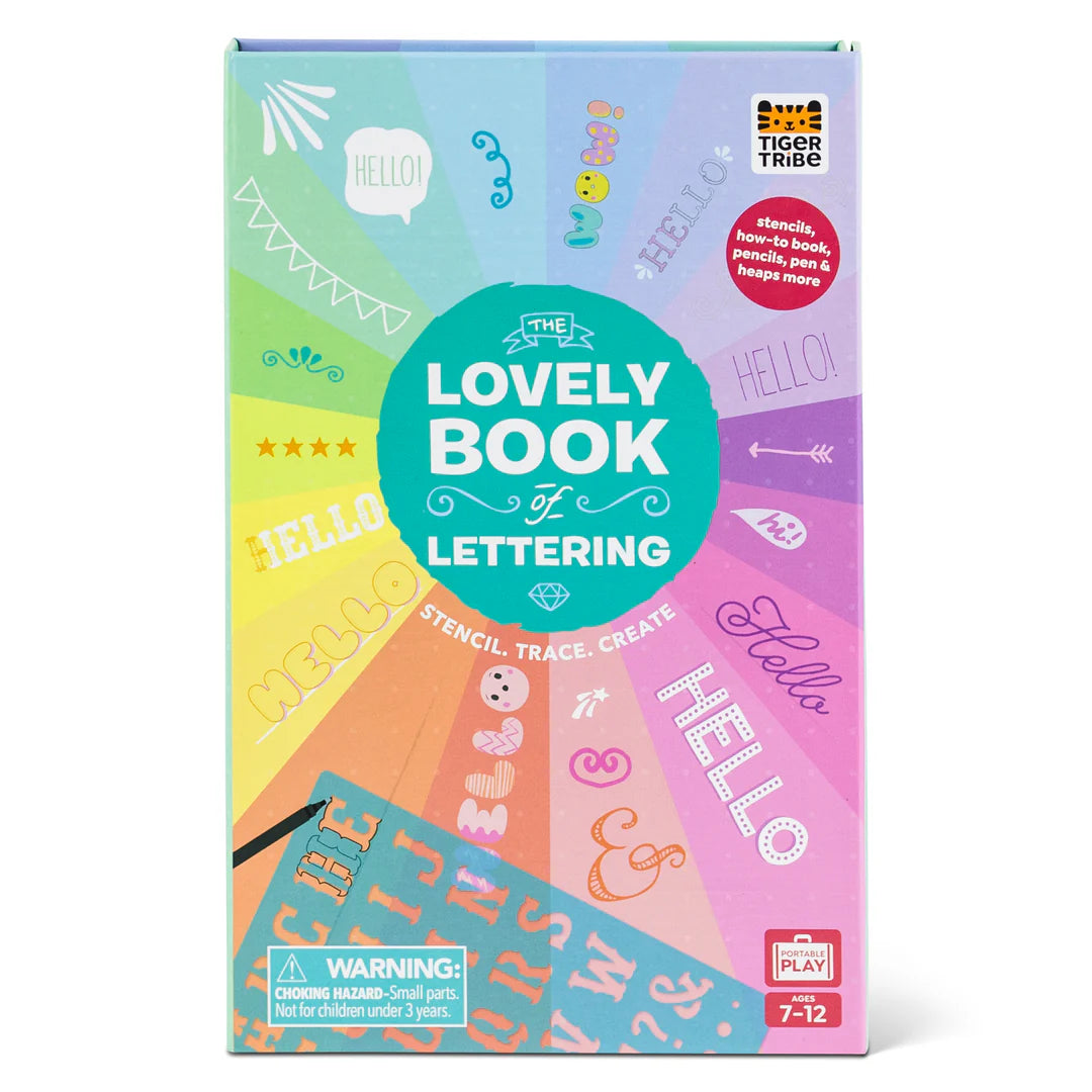 Tiger Tribe Lovely Book of Lettering - The Toy Station