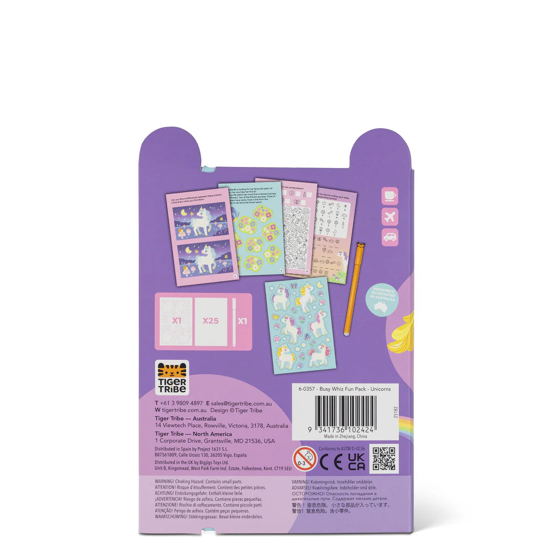 Busy Whiz Fun Pack - Unicorns - The Toy Station