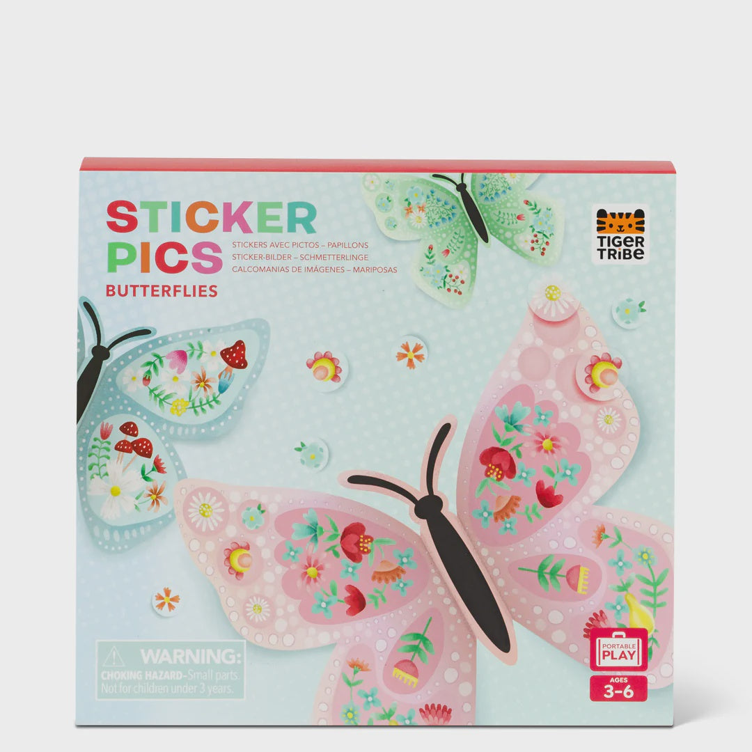 Tiger Tribe Sticker Pics Butterflies - The Toy Station