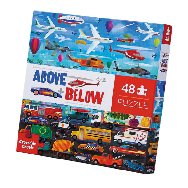 Crocodile Creek 48pc Above & Below Floor Puzzle - The Toy Station