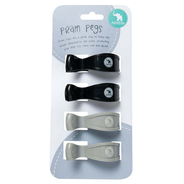 All 4 Ella Pram Pegs 4 Pack - The Toy Station