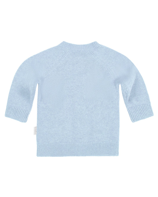 Organic Cardigan Remy Bluebird