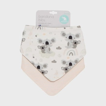 All4Ella 2pk Reversable Bandana Bibs - The Toy Station