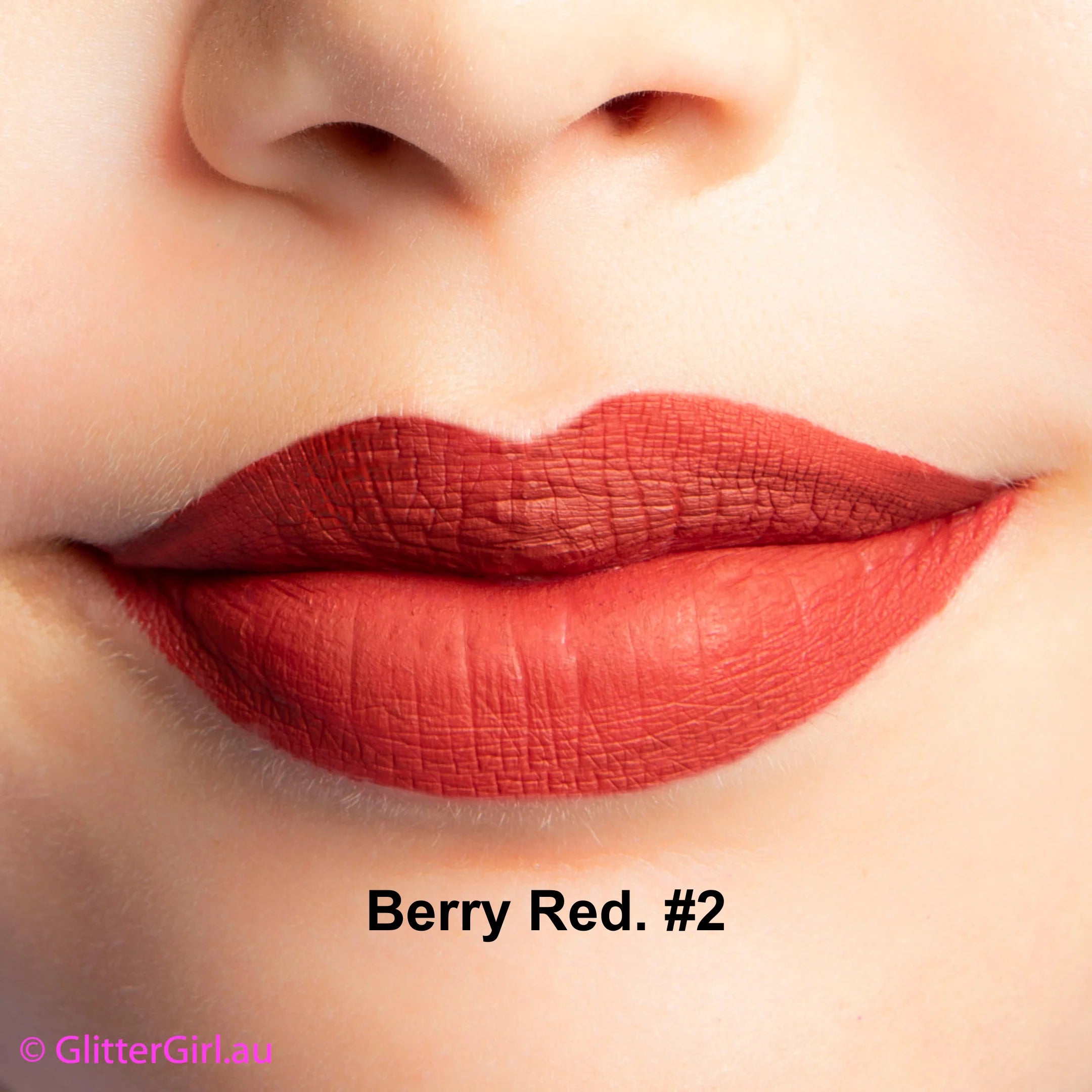 Glitter Girl Long Stay Liquid Lipstick - Berry Red #2