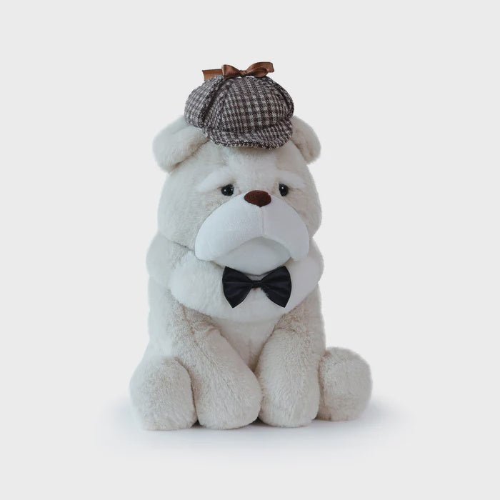 Boris Bulldog Soft Toy (Vegan Angora) 10"/ 26cm