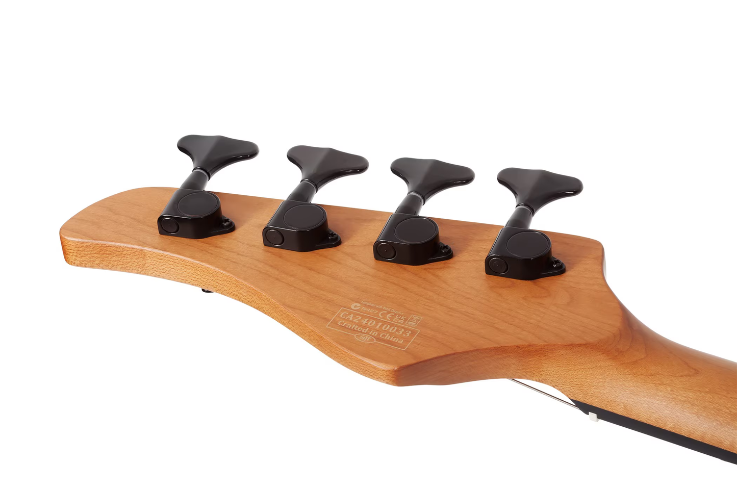 C-4 Standard Electric Bass Guitar in Tobacco Burl