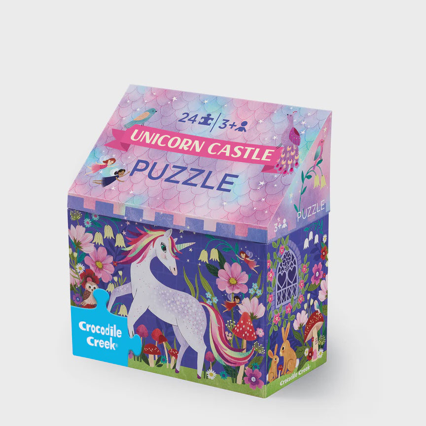 Little Building 24 pc puzzle - Unicorn Castle - The Toy Station
