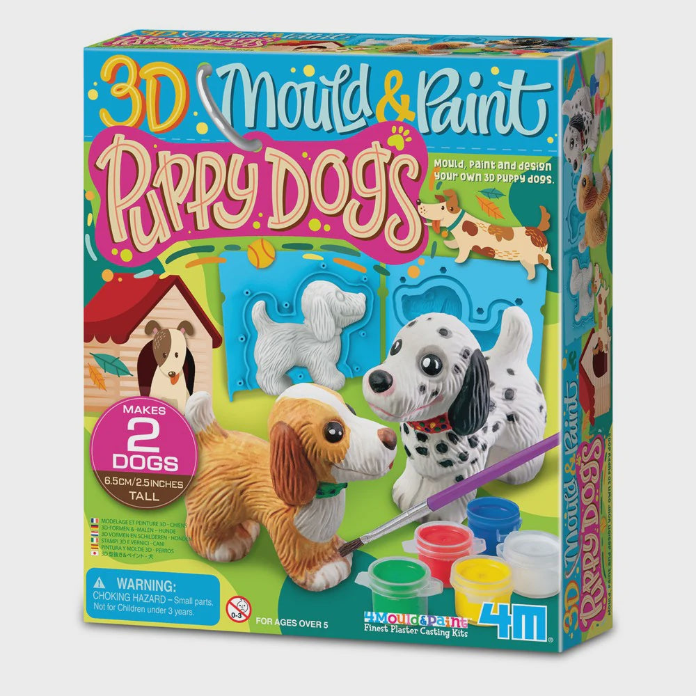 3D Mould And Paint Puppy Dogs - The Toy Station