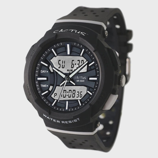 Combo - Kids AnaDigi Watch - Black