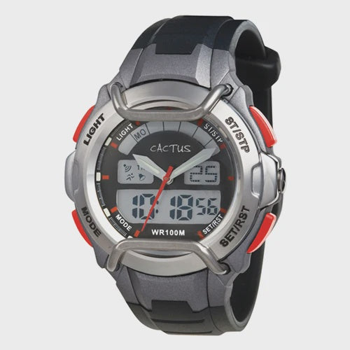 Challenger - Kids AnaDigi Watch - Black/Silver