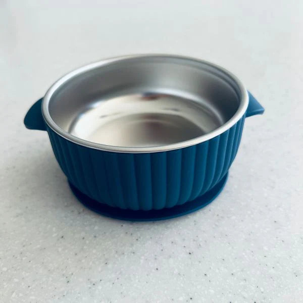 Cuddle Bug & Co Silicone Stainless Steel Bowl