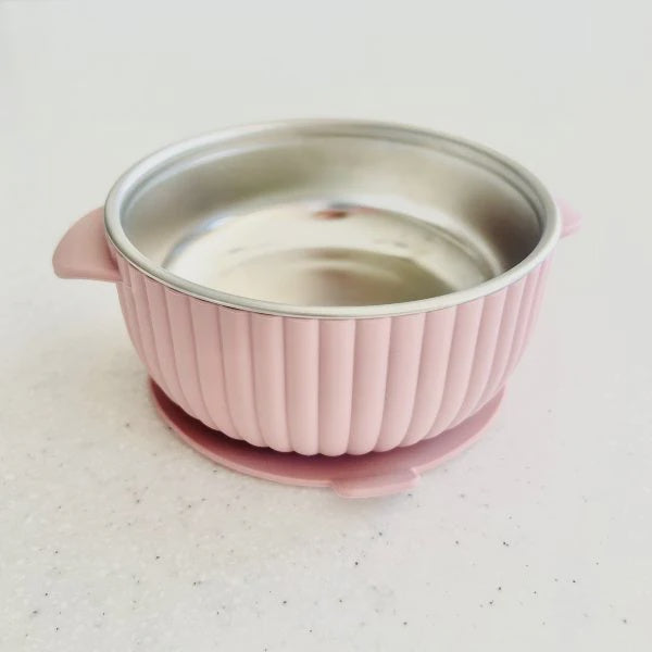 Cuddle Bug & Co Silicone Stainless Steel Bowl