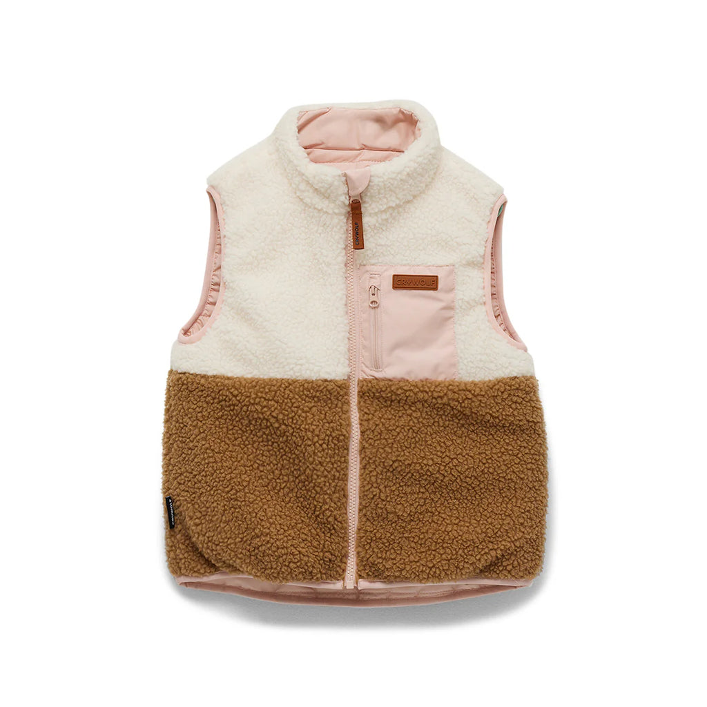 Reversible Yeti Vest - Ash Colourblock