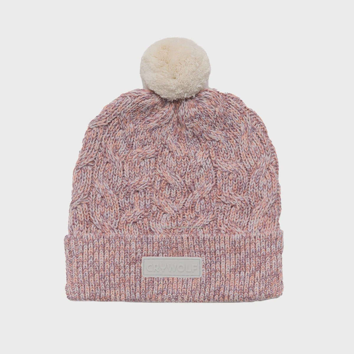 Pom Pom Beanie - Heather Speckle