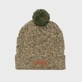 POM POM BEANIE Olive Speckle