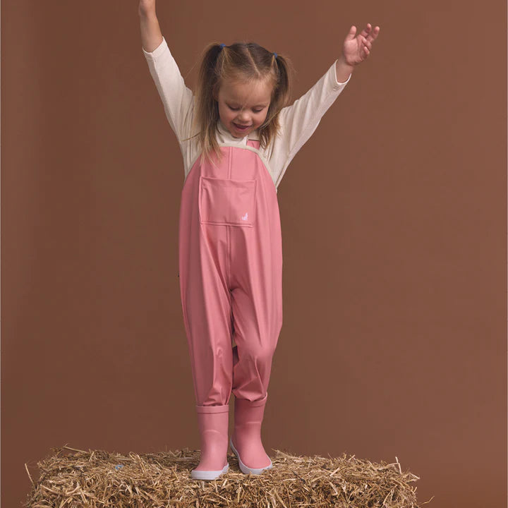 Rain Overalls - Rose