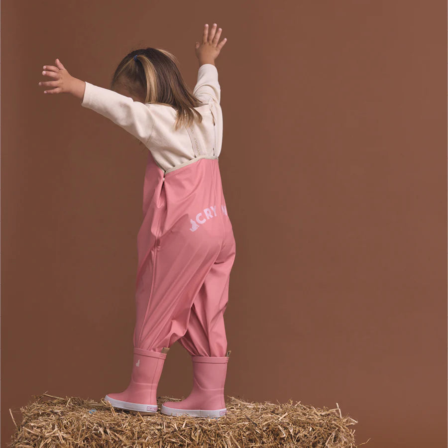 Rain Overalls - Rose