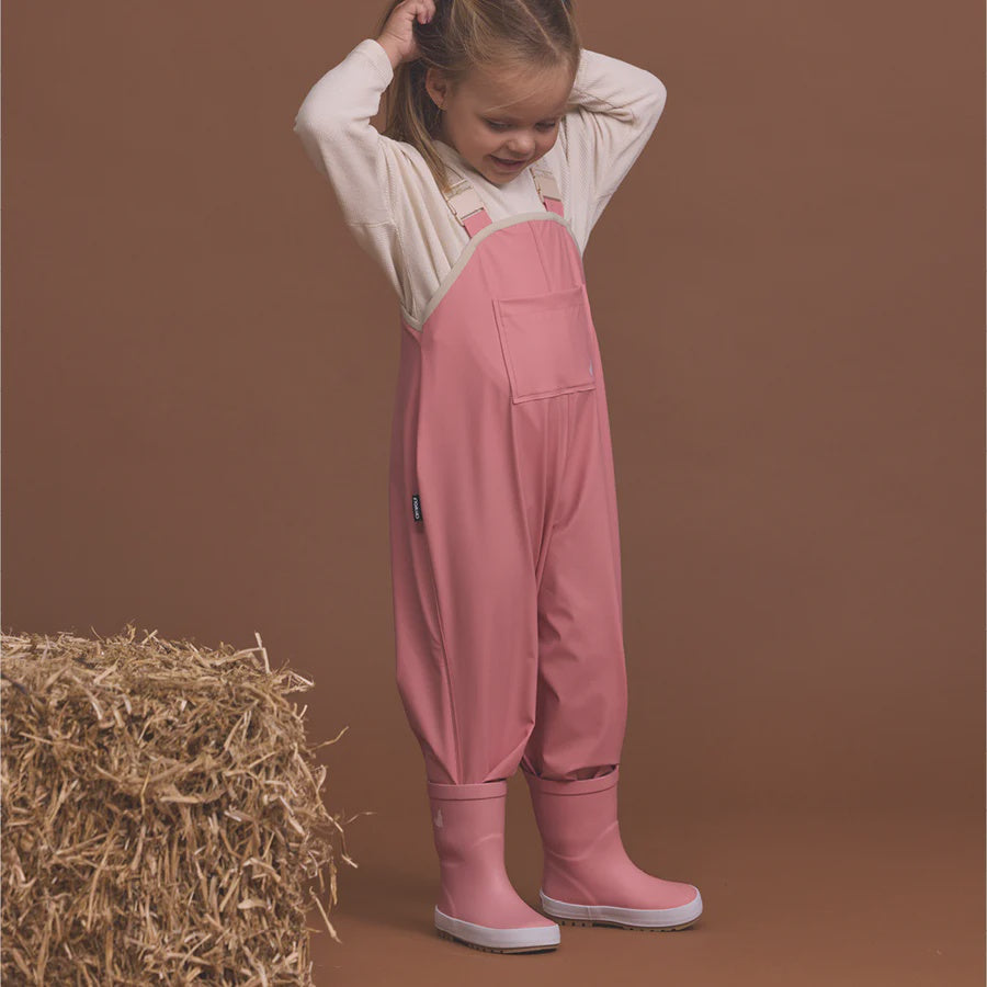 Rain Overalls - Rose