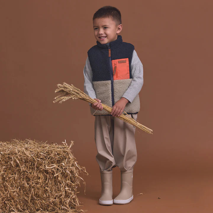 Reversible Yeti Vest - Harvest Colourblock