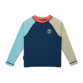 Long Sleeve Rash Vest Ocean Colourblock - The Toy Station