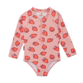 Long Sleeve Swimsuit Strawberry Splash - The Toy Station