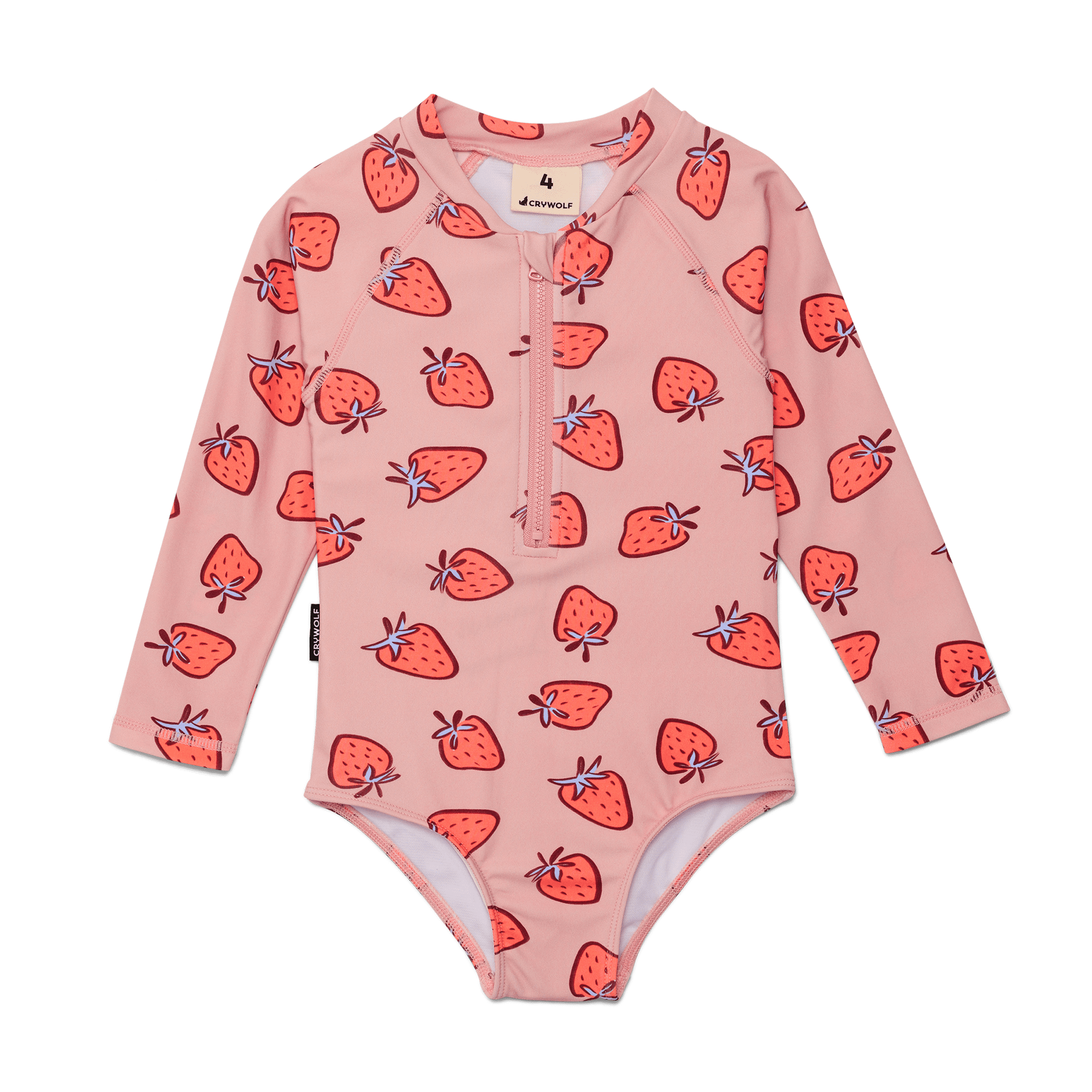 Long Sleeve Swimsuit Strawberry Splash - The Toy Station