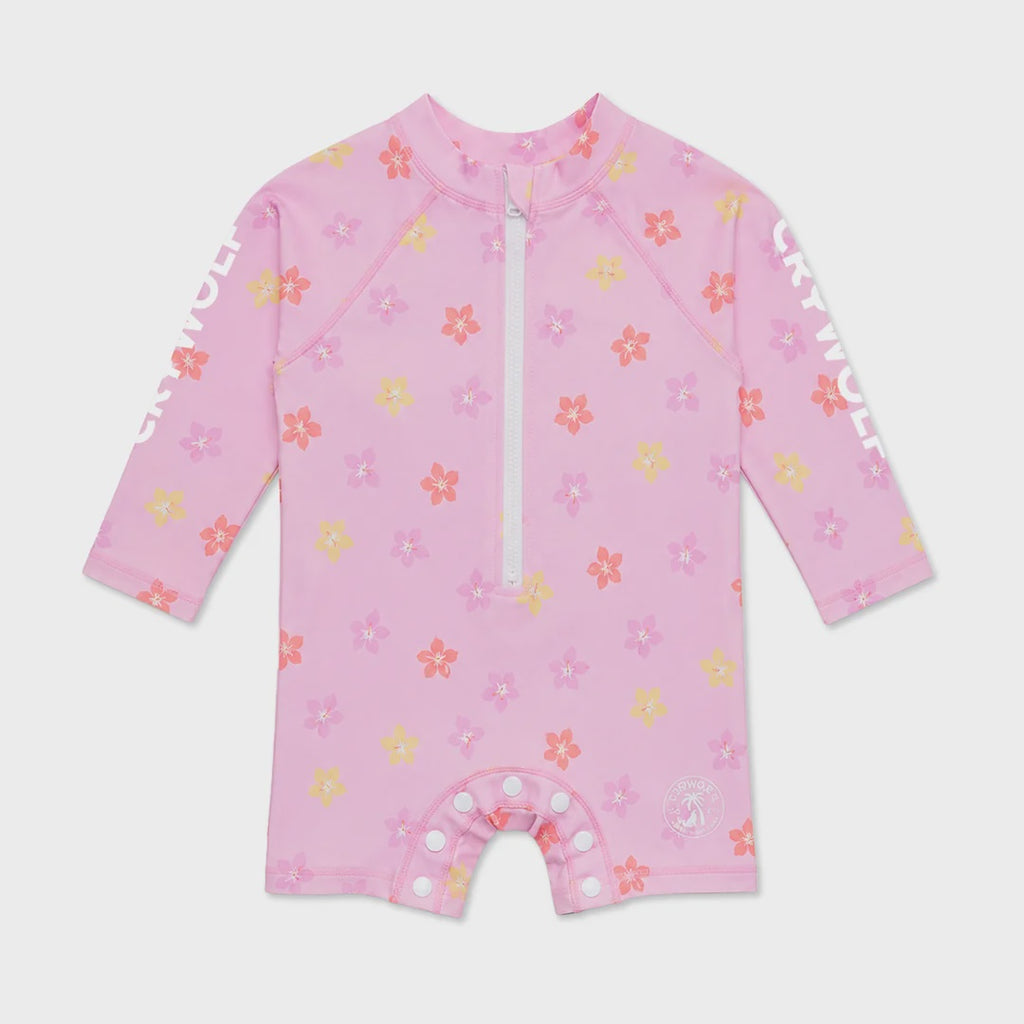 BABY RASH SUIT Hibiscus Bloom