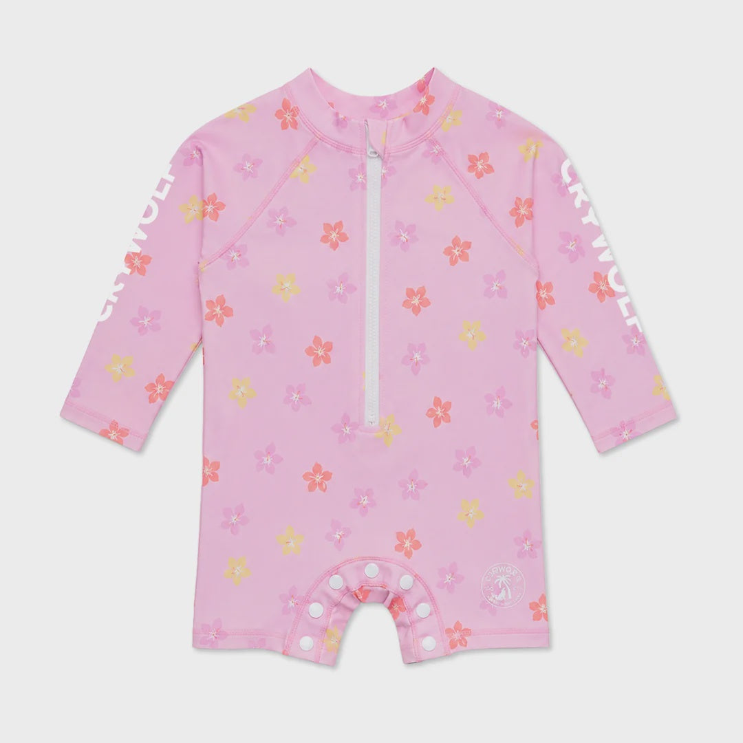 BABY RASH SUIT Hibiscus Bloom