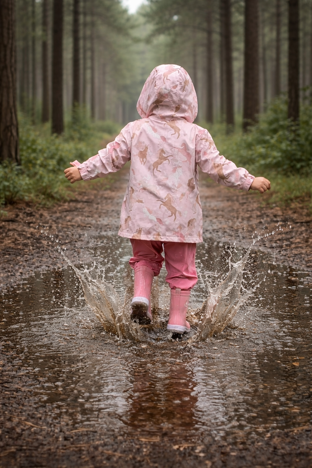 Explorer Jacket - Blush Ponies